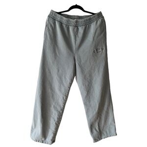 TopShop 100% Cotton Blue Wide Leg Pans Size Medium